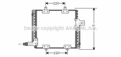 AVA QUALITY COOLING rt5181 -  Конденсатор, кондиционер